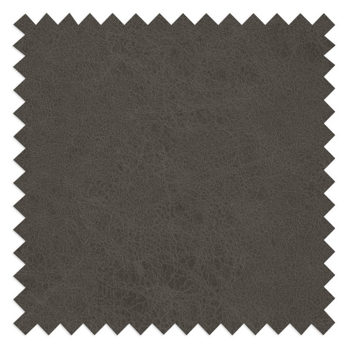 ECKSOFA in Mikrofaser Anthrazit  - Anthrazit/Silberfarben, Konventionell, Textil/Metall (182/82/259cm) - Trendmanufaktur