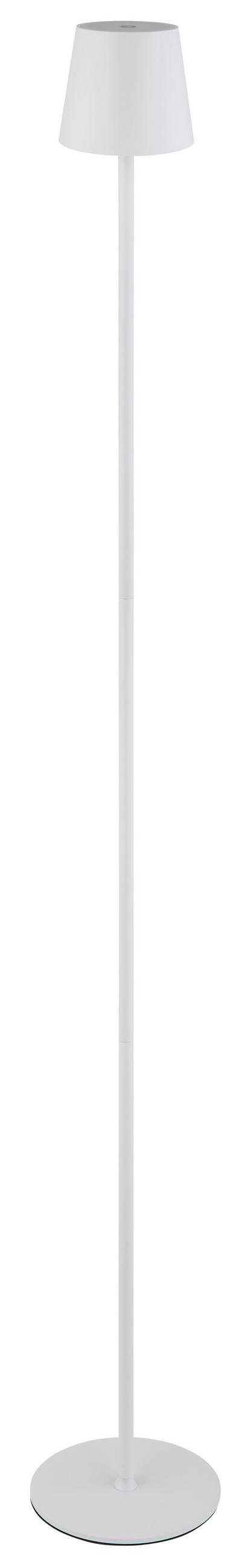 AKKU-STEHLEUCHTE 16/120 cm  - Opal/Weiß, KONVENTIONELL, Kunststoff/Textil (16/120cm) - Globo