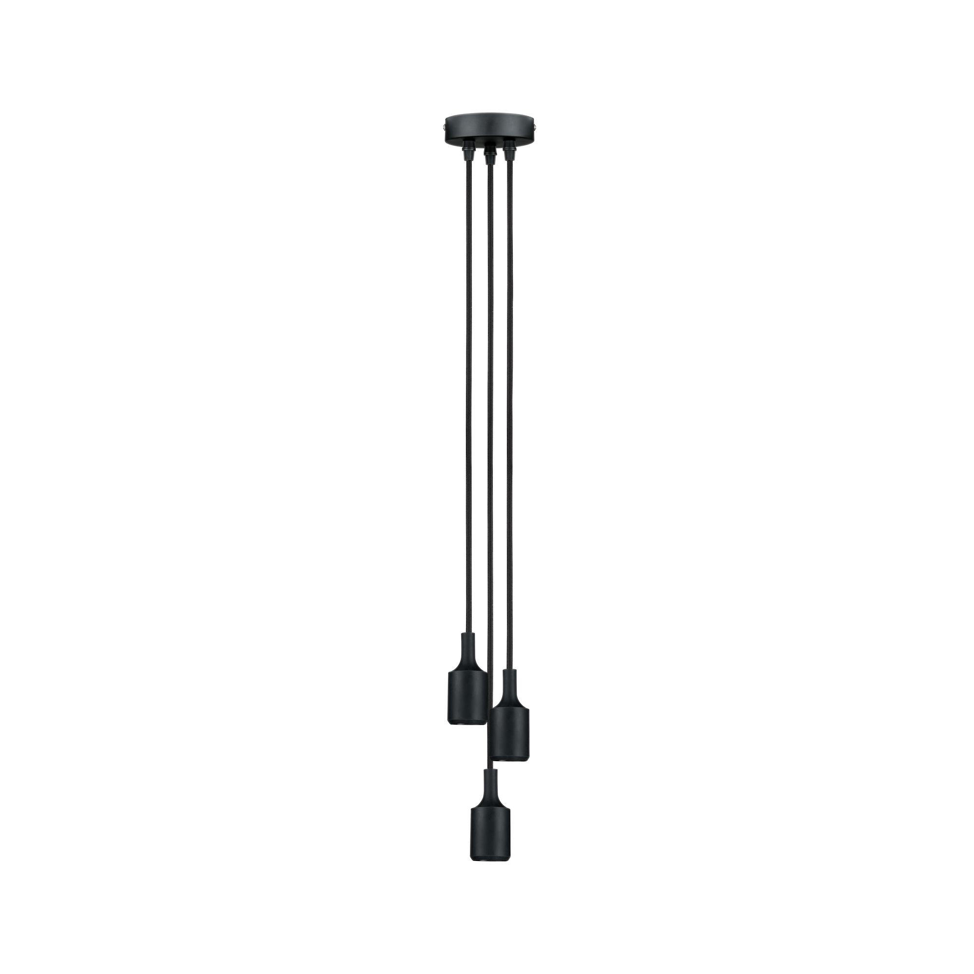 HÄNGELEUCHTE 10,0/200,0 cm   - Schwarz, Design, Kunststoff/Metall (10,0/200,0cm) - Paulmann