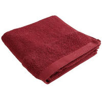RUČNÍK DO KOUPELNY, 80/190 cm, bordeaux - bordeaux, Natur, textil (80/190cm) - Bio:Vio