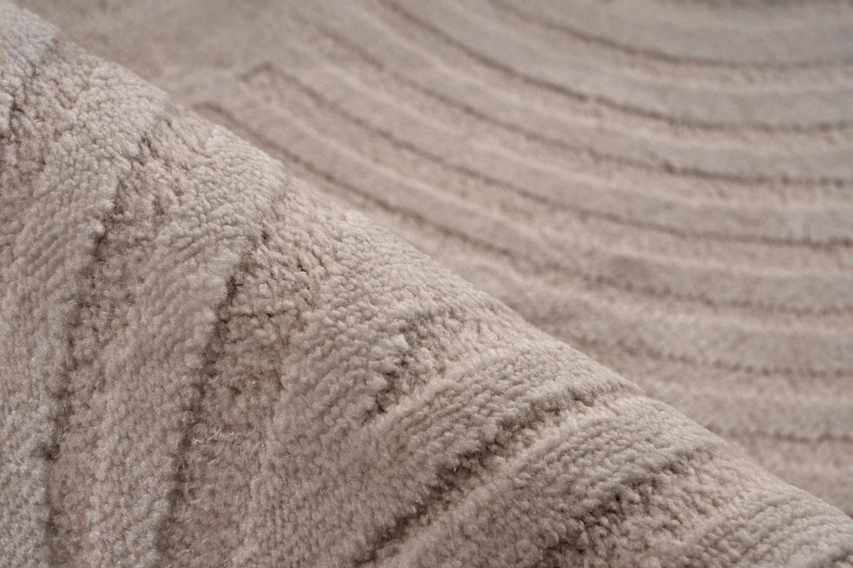 FLACHWEBETEPPICH 160/230 cm Beige rechteckig  - Beige, Basics, Textil (160/230cm) - Kayoom