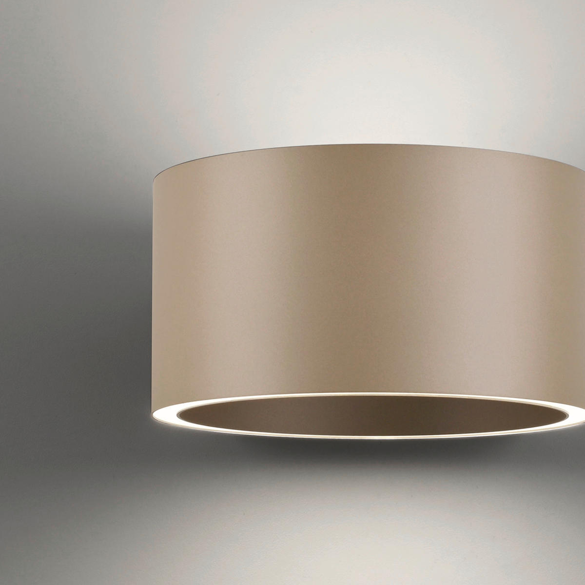 LED-WANDLEUCHTE Pure Clipse 18.5/15/8 cm  - Braun, Design, Kunststoff/Metall (18.5/15/8cm) - Neuhaus PURE