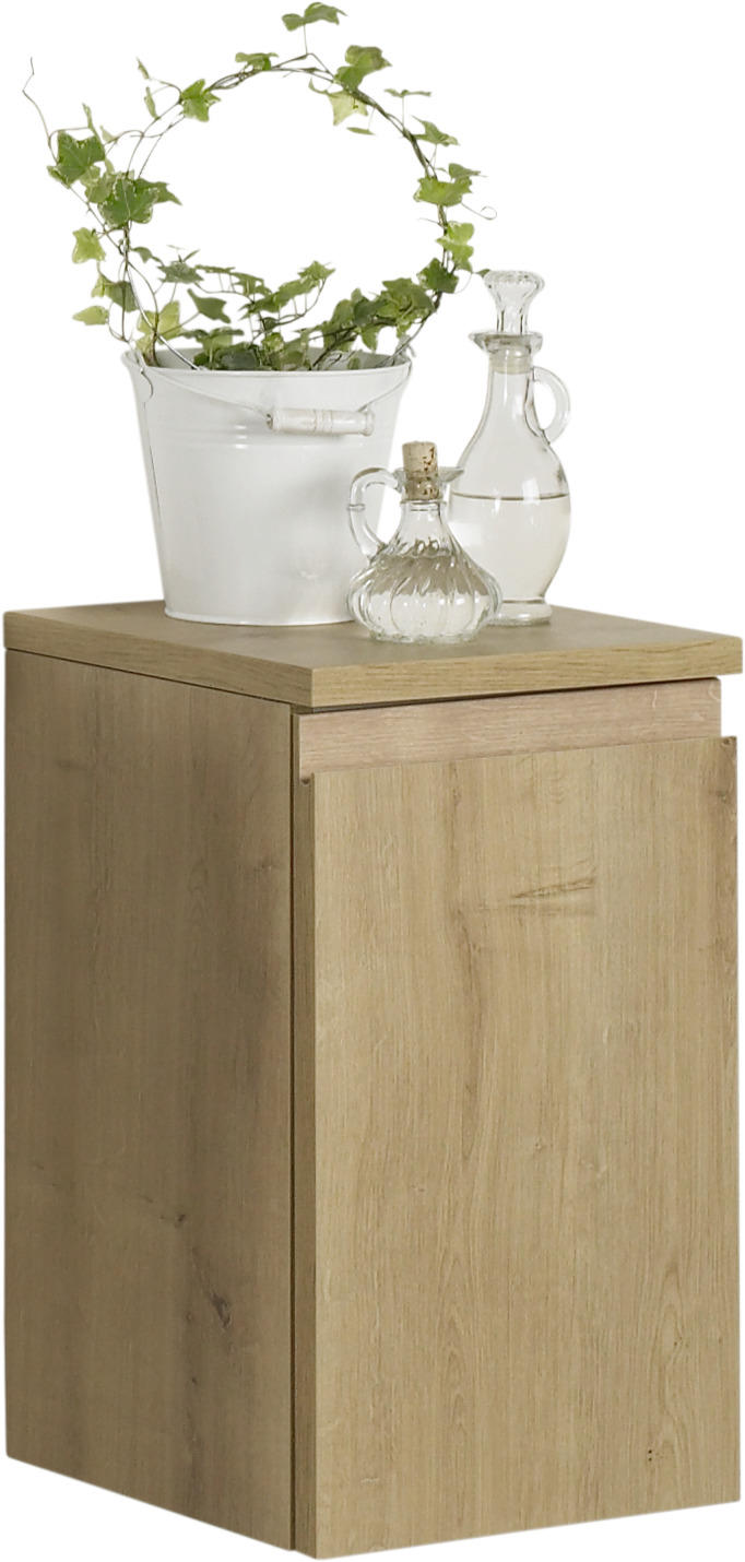 UNTERSCHRANK 30/50,2/32,5 cm  - Eichefarben, Design, Glas/Holzwerkstoff (30/50,2/32,5cm) - b-collection