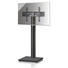 TV-RACK Metall Schwarz - Schwarz, KONVENTIONELL, Metall (68/174/60cm)