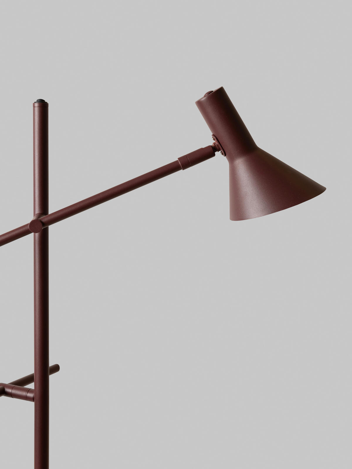 STEHLEUCHTE - Bordeaux, Design, Metall (59/44/171cm) - It's about Romi