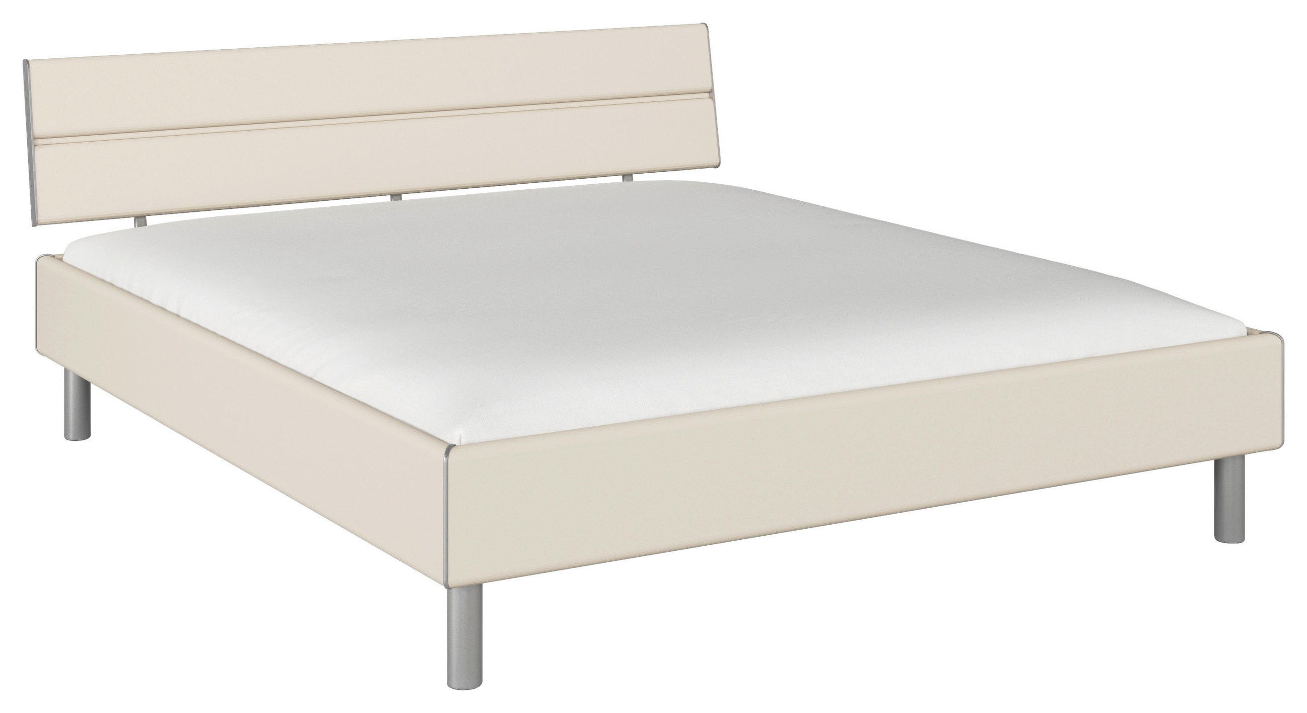 Carryhome Bett Champagner 180x200 cm