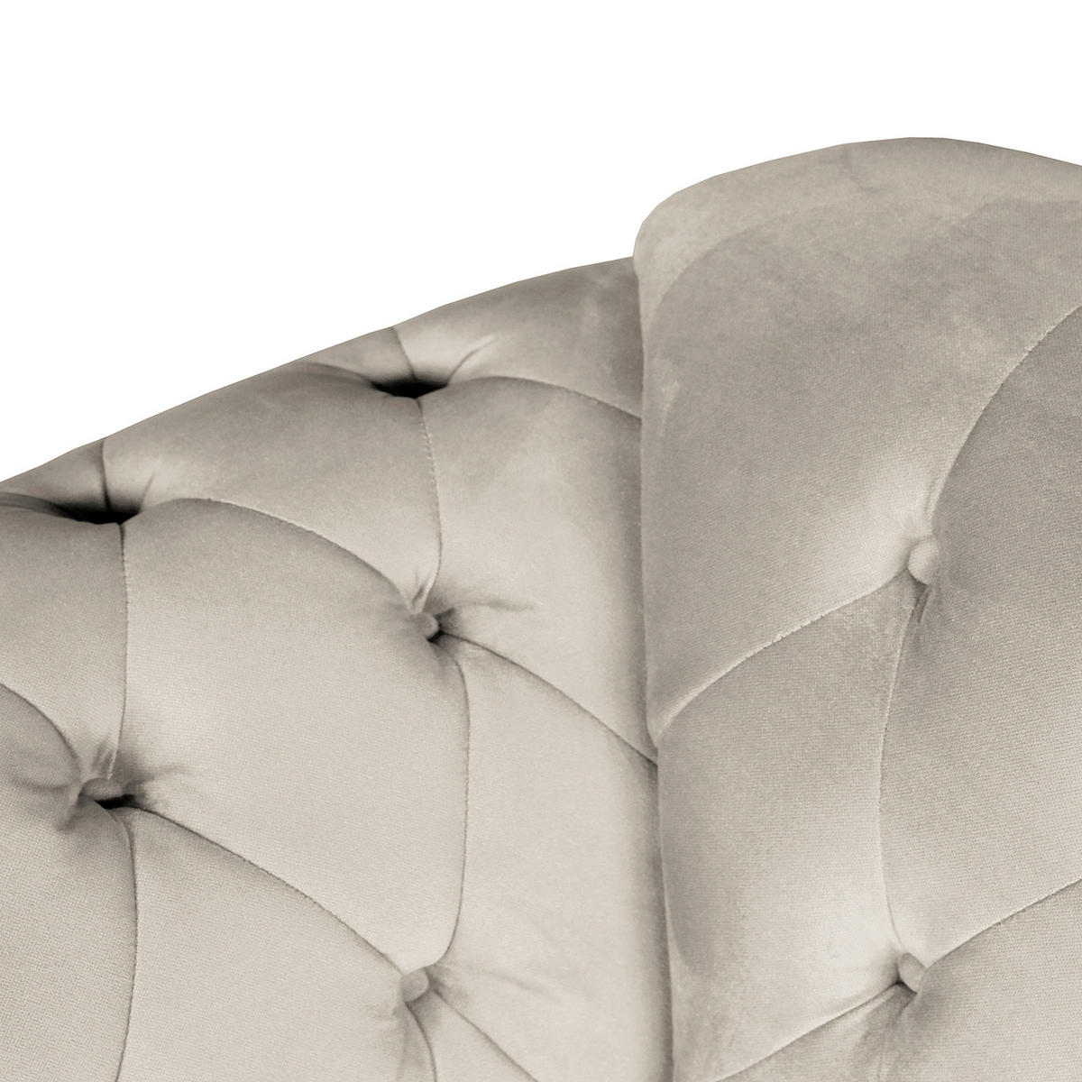 3-SITZER-SOFA SHEFFIELD Mikrofaser Beige  - Beige/Braun, Design, Holz/Textil (230/92/90cm) - P & B