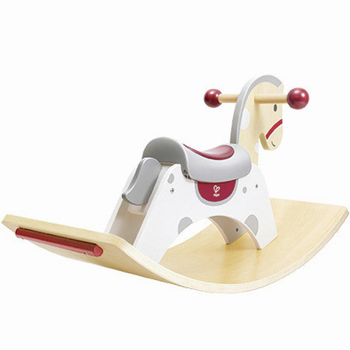 SCHAUKELPFERD - Rot/Buchefarben, Basics, Holz/Holzwerkstoff (70/41,8/30cm) - Hape