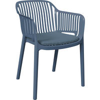 STAPELSESSEL Blau  - Blau, Basics, Kunststoff/Textil (55/80/60cm) - Ambia Garden