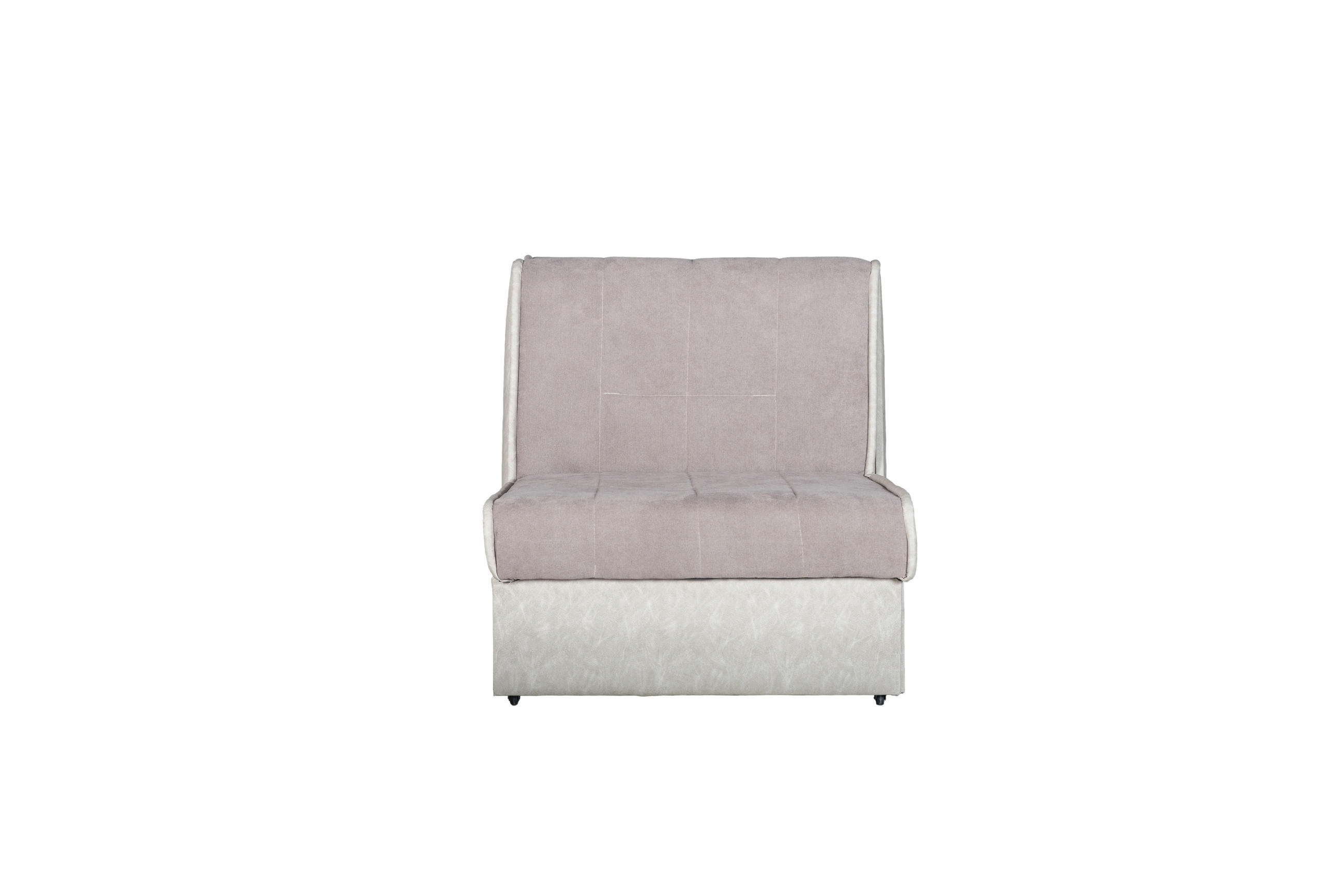 FOTELJA NA RAZVLAČENJE drvo, tekstil svijetlo siva, cappuccino - cappuccino/svijetlo siva, Konvencionalno, drvo/tekstil (86/110/87cm) - Xora