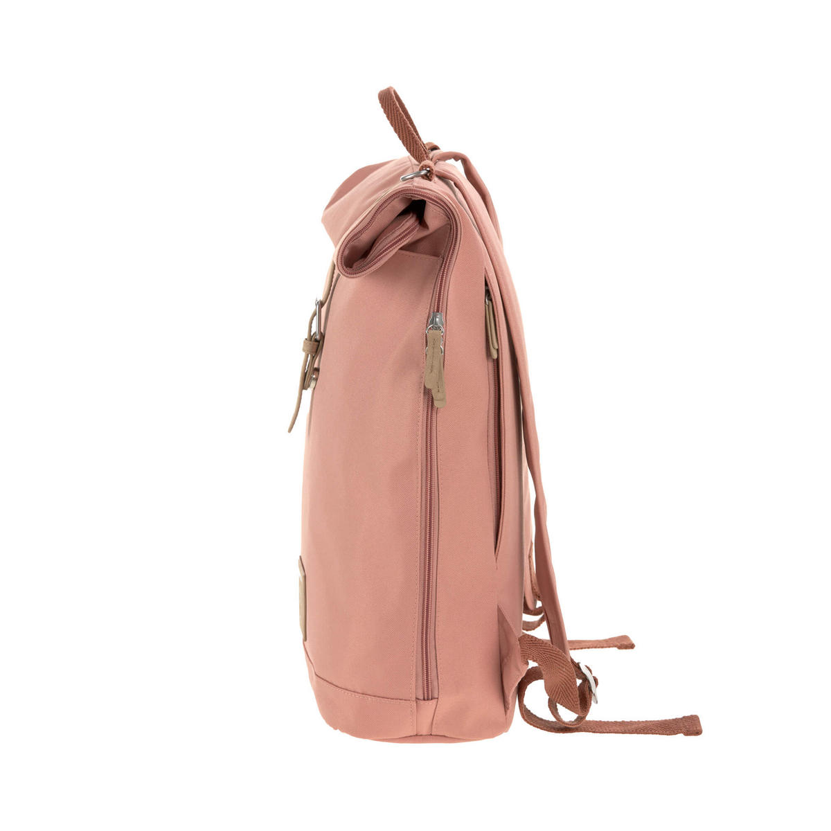 WICKELRUCKSACK Rolltop  - Terracotta, Trend, Textil (30/14,5/46cm) - Lässig