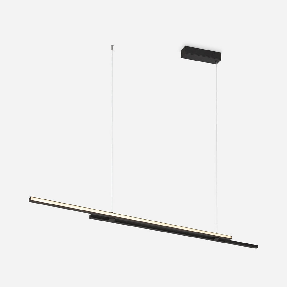 PENDELLEUCHTE 150/1,5/15,5 cm    - Schwarz, Modern, Metall (150/1,5/15,5cm) - MAYTONI