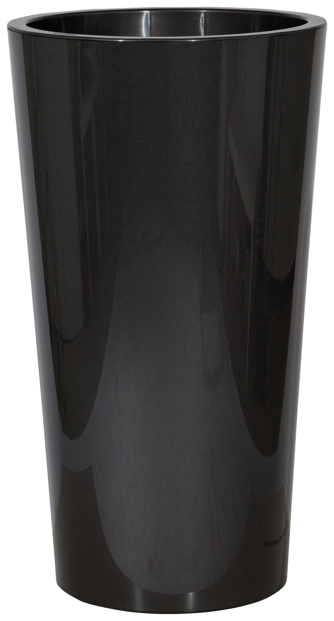 PFLANZENTOPF 40/73 cm  - Anthrazit, Basics, Kunststoff (40/73cm)