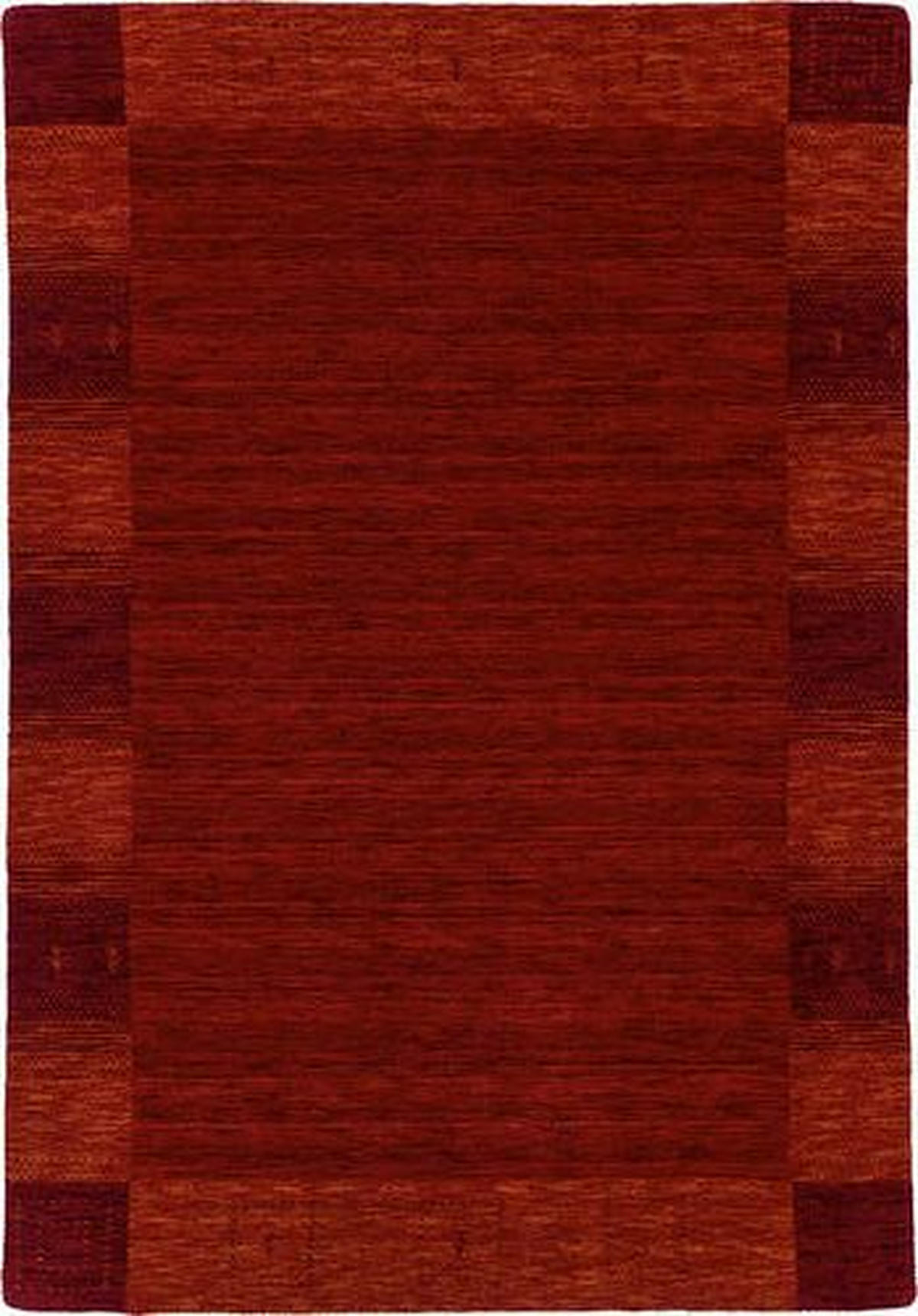 WOLLTEPPICH 90/160 cm Katalog 01/2021 Indien Orange, Rot, Dunkelrot, Hellrot, Weinrot  - Hellrot/Rot, KONVENTIONELL, Textil (90/160cm) - Cazaris