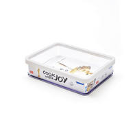 VORRATSDOSE LOFT 1 L  - Transparent/Weiß, Basics, Kunststoff (20/15/48cm) - Rotho