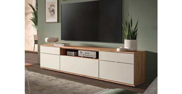 LOWBOARD  210/54/45 cm 1 Schublade(n) individuell planbar, Beimöbel erhältlich, stehend, in verschiedenen Holzdekoren erhältlich  - Beige/Buchefarben, KONVENTIONELL, Holzwerkstoff/Kunststoff (210/54/45cm) - Venda