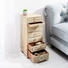 DEKOKOMMODE Mangoholz Naturfarben - Naturfarben, Basics, Holz (24/24/60cm) - AMBIA HOME