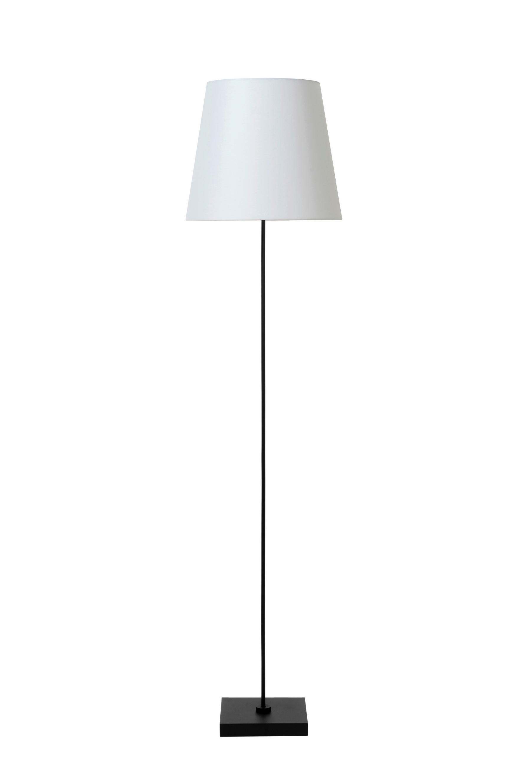 STEHLEUCHTE 35/35/150 cm    - Schwarz/Weiß, KONVENTIONELL, Metall (35/35/150cm) - Lucide