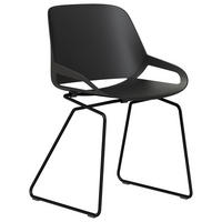 BESUCHERSTUHL  in Schwarz  - Schwarz, Basics, Kunststoff/Metall (50/72/52cm) - Aeris