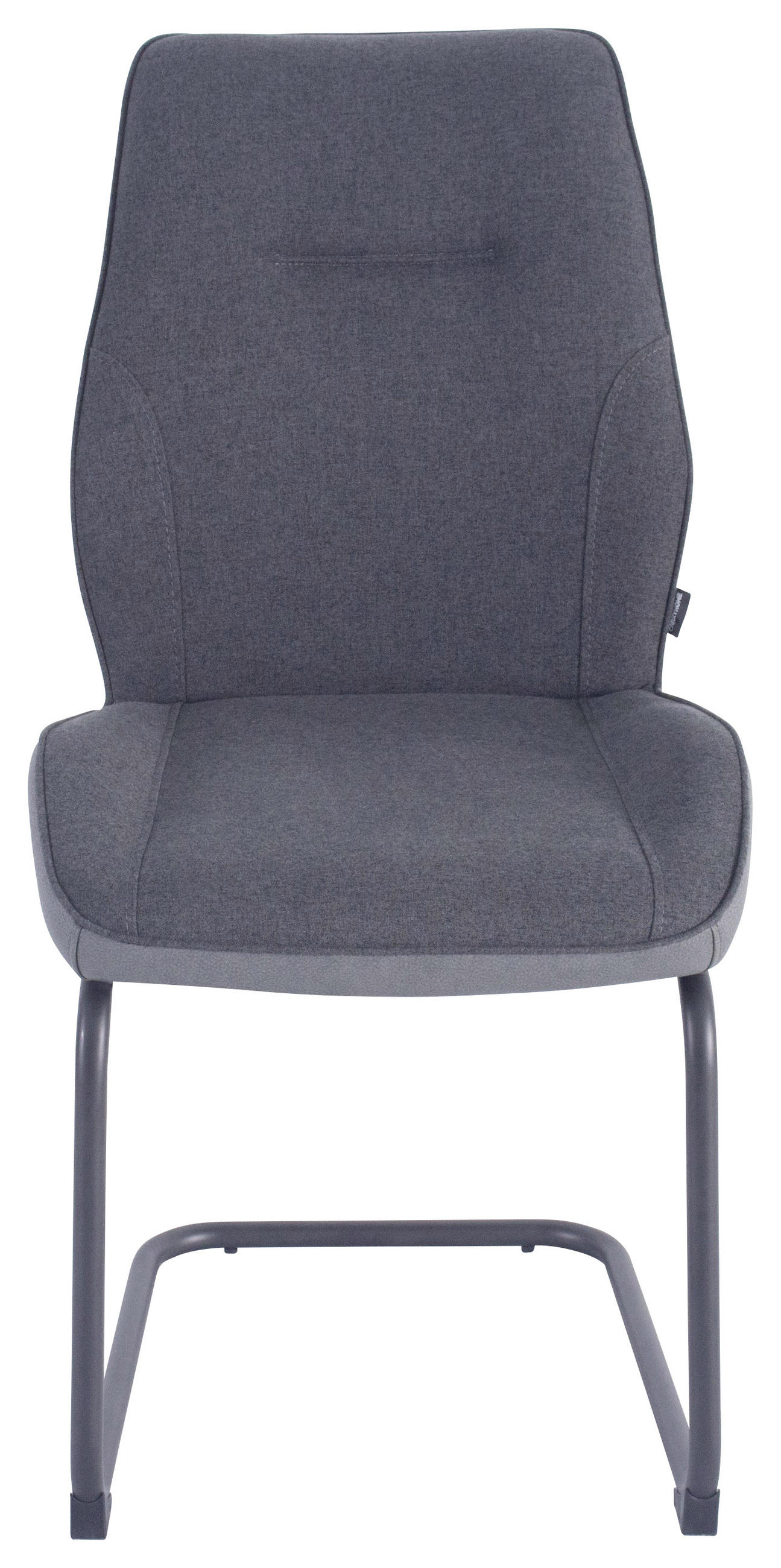 NIHAJNI STOL, tekstil siva, temno siva - temno siva/siva, Design, kovina/tekstil (48/94/61,5cm) - Carryhome