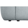 ECKSOFA  in Velours Grau  - Schwarz/Grau, KONVENTIONELL, Kunststoff/Textil (298/168cm) - Carryhome