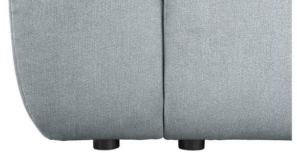 ECKSOFA  in Velours Grau  - Schwarz/Grau, KONVENTIONELL, Kunststoff/Textil (298/168cm) - Carryhome