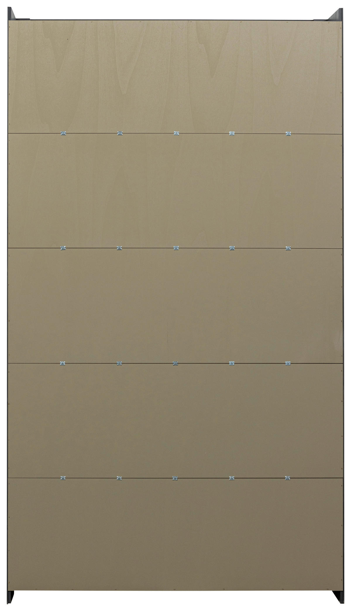 MEHRZWECKSCHRANK 120/217/48 cm  in Schwarz  - Schwarz, Design, Holz (120/217/48cm) - Livetastic