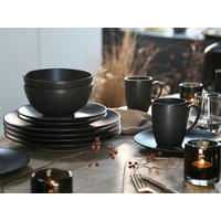 KOMBINIRANI SERVIS  Soft Touch Black  - črna, Trend, keramika - Creatable