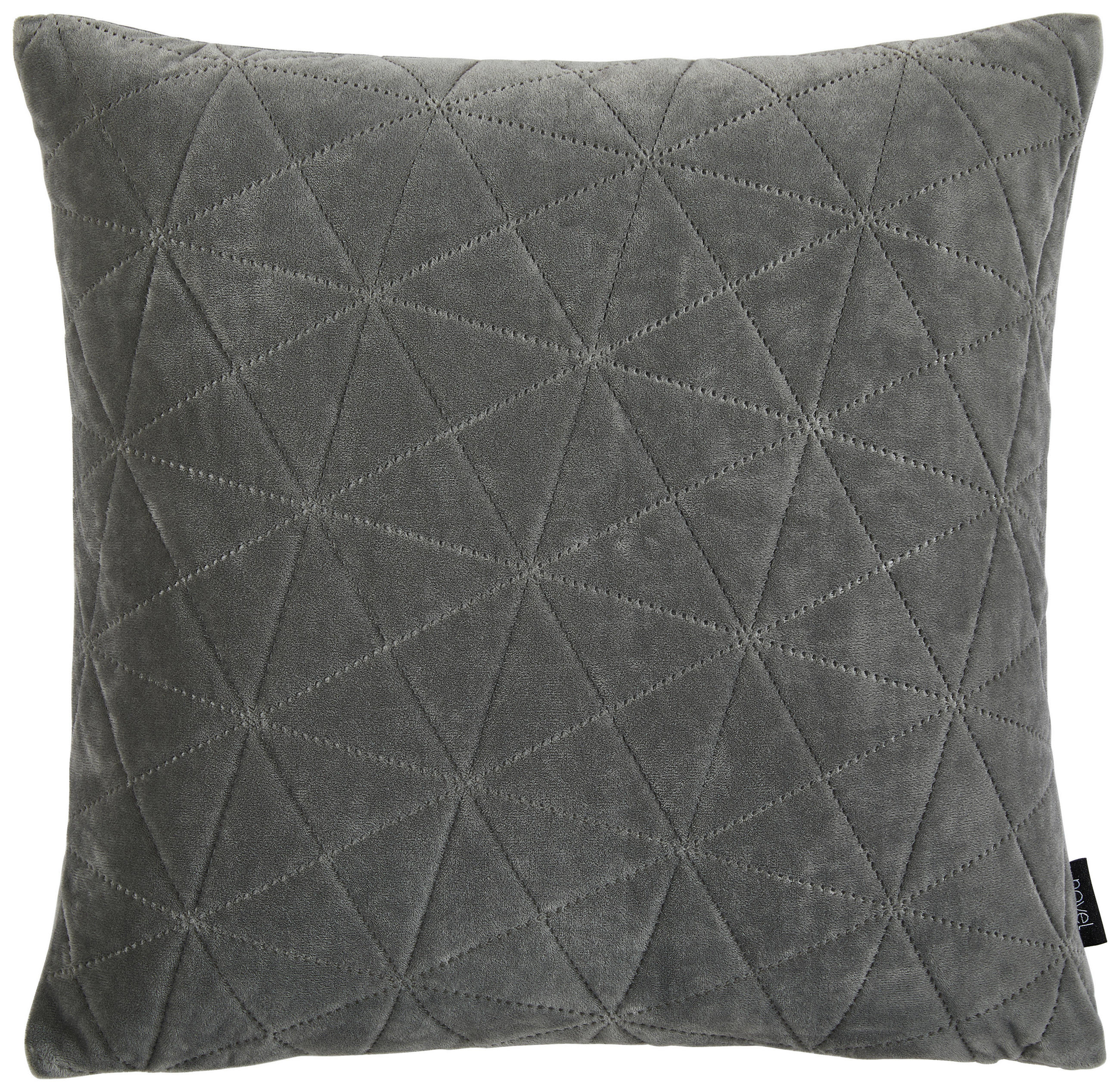 DÍSZPÁRNAHUZAT 48/48 cm  - szürke, textil (48/48cm) - Novel