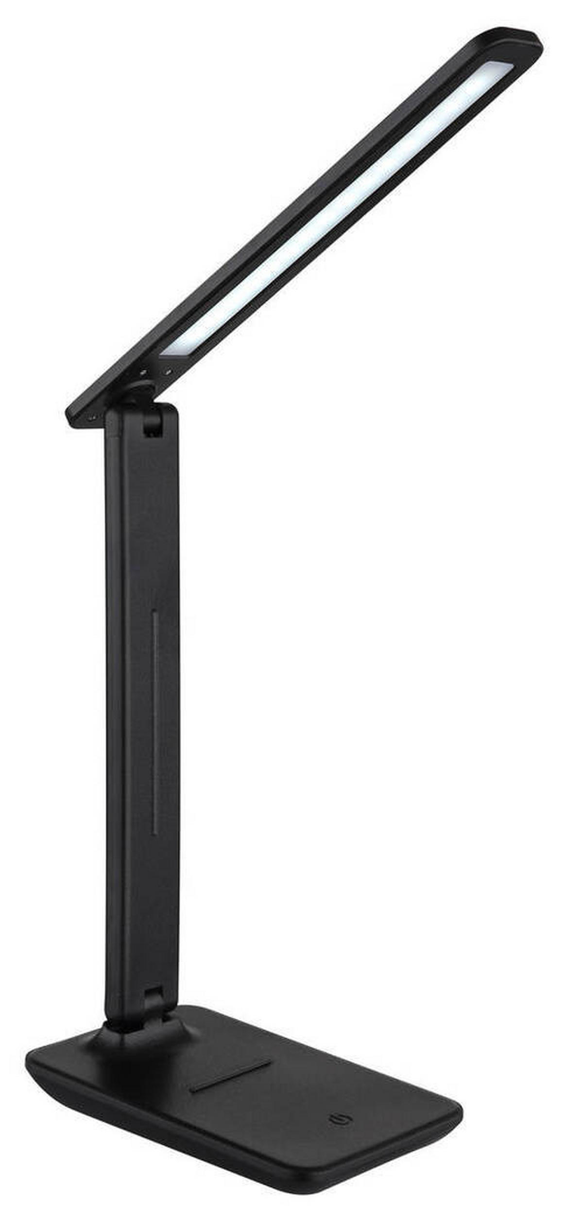 LED-SVETILKA ZA PISALNO MIZO     28/11,5/50 cm          - črna/opal, Design, umetna masa/usnje (28/11,5/50cm) - Globo