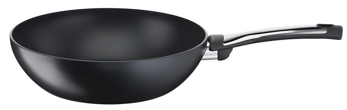 WOKPANNA 28 cm  - svart, Basics, metall (28cm) - Tefal