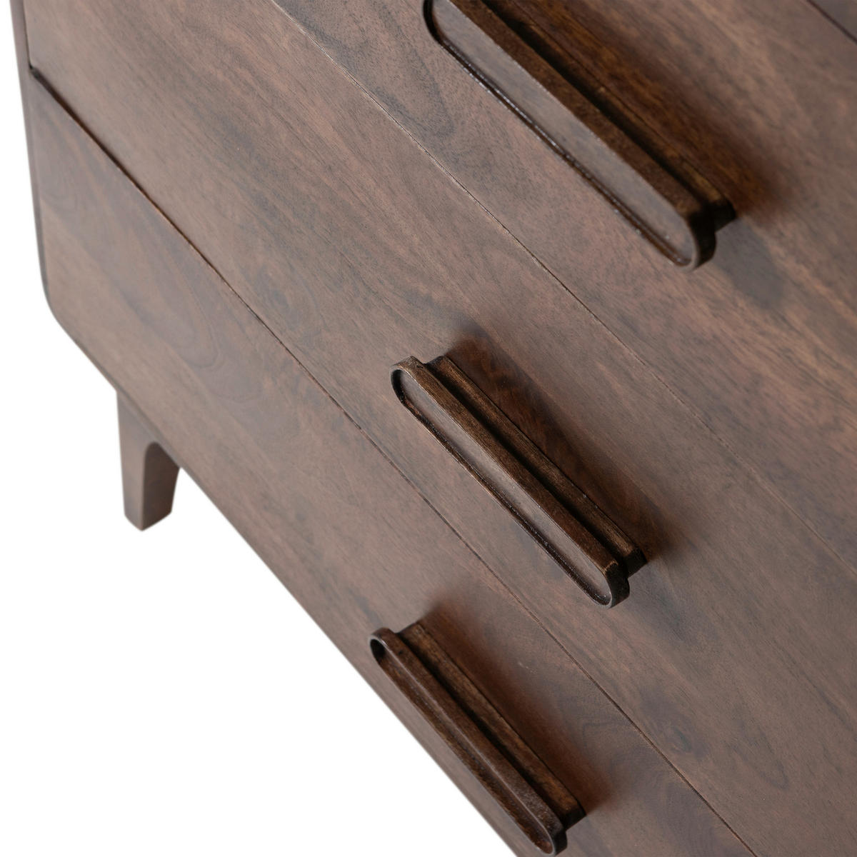 KOMMODE Liya  in 90/90/50 cm  - Dunkelbraun, Design, Holz (90/90/50cm) - Livetastic