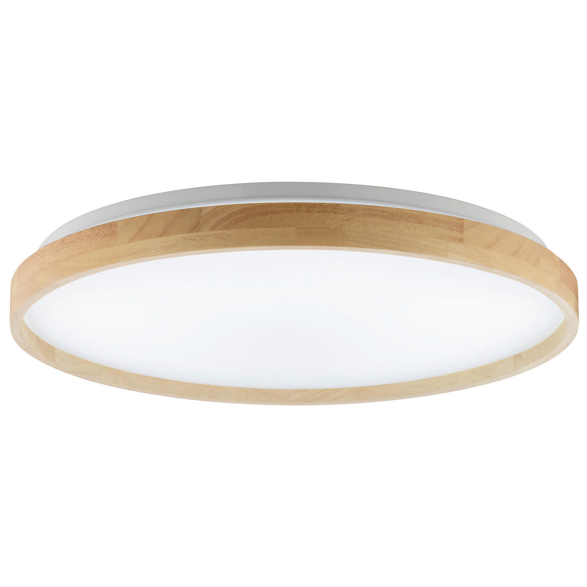 LED PLAFONJERA - boja bukve/crna, Osnovno, drvo/plastika (49,5/7,5cm)
