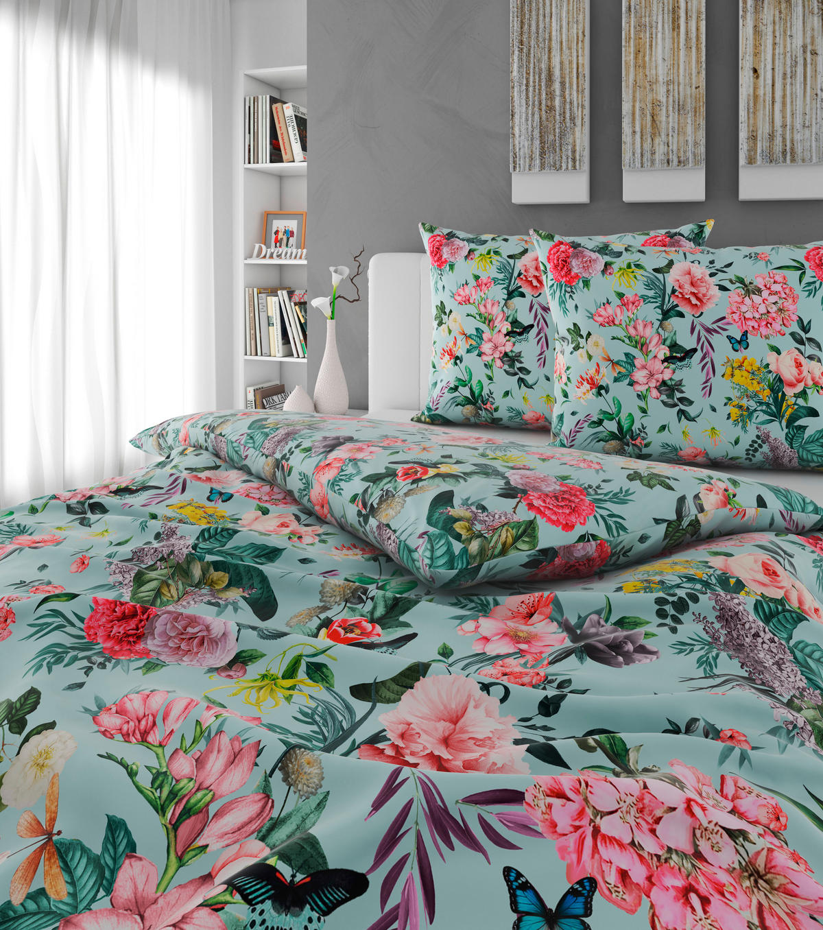 BETTWÄSCHESET 3-teilig Satin 200/210 cm  - Multicolor, Konventionell, Textil (200/210cm) - Esposa