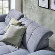 ECKSOFA  in Webstoff Blaugrau  180/265 cm  - Blaugrau/Schwarz, Design, Textil/Metall (180/265cm) - Carryhome