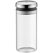 VORRATSGLAS 1 L - Edelstahlfarben, Basics, Glas/Keramik (1l) - WMF
