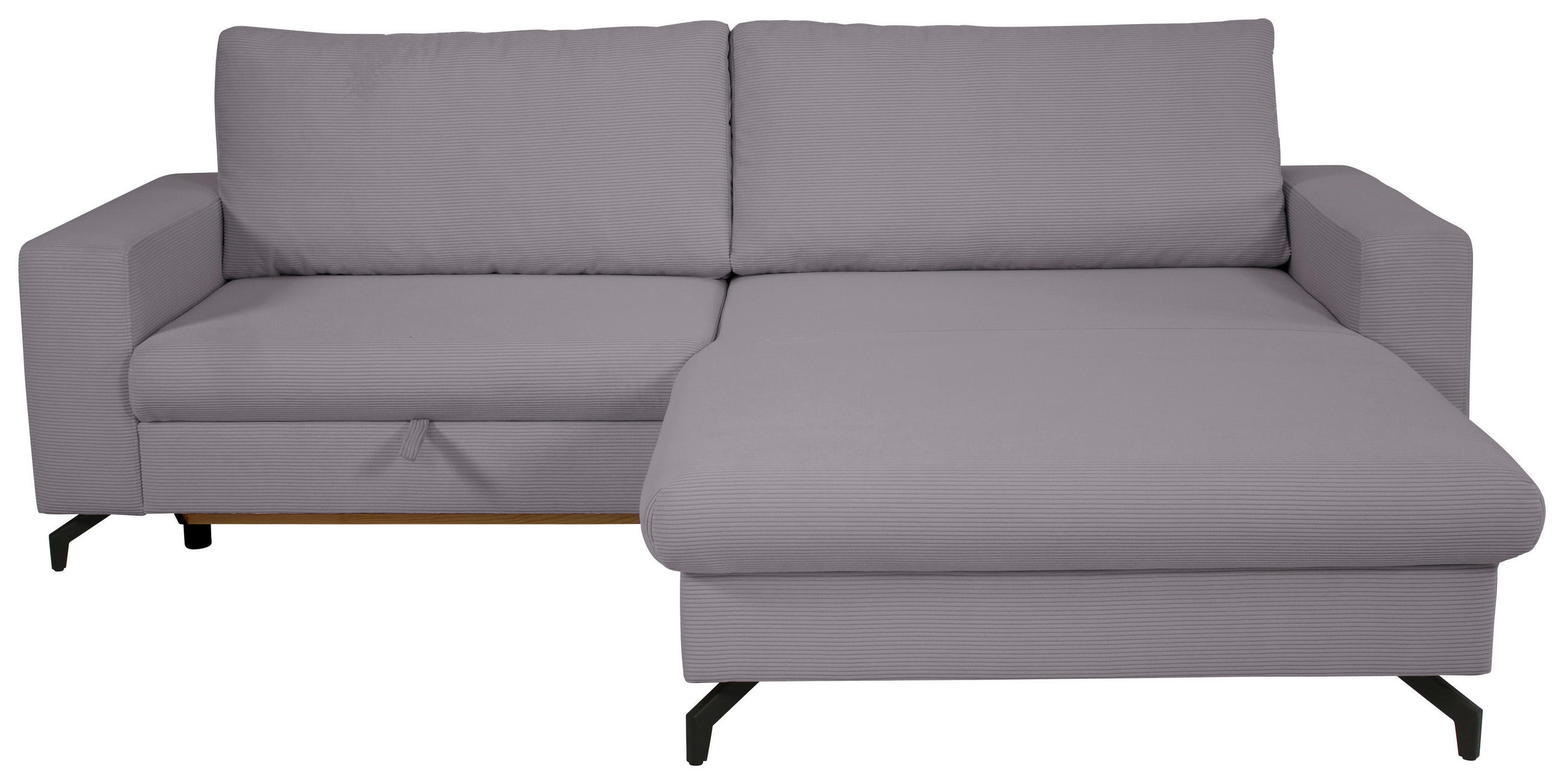 ECKSOFA CLARA Grau Rückenkissen, Bettkasten, Liegefläche im Originalstoff  - Grau, MODERN, Textil (240/177cm) - P & B