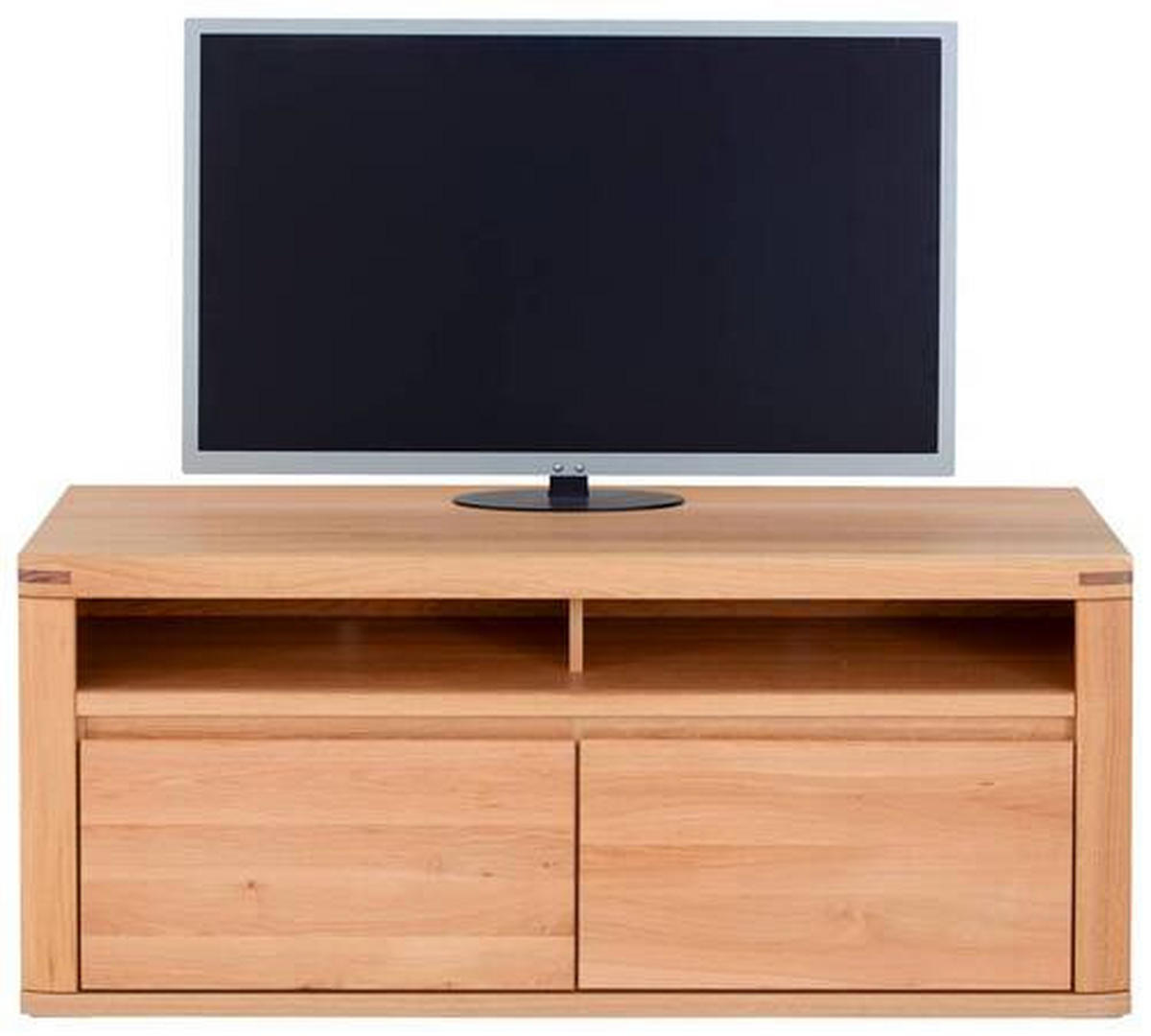 LOWBOARD  in 134/57/50 cm  - Kernbuche/Grau, Konventionell, Holz/Holzwerkstoff (134/57/50cm) - Voleo