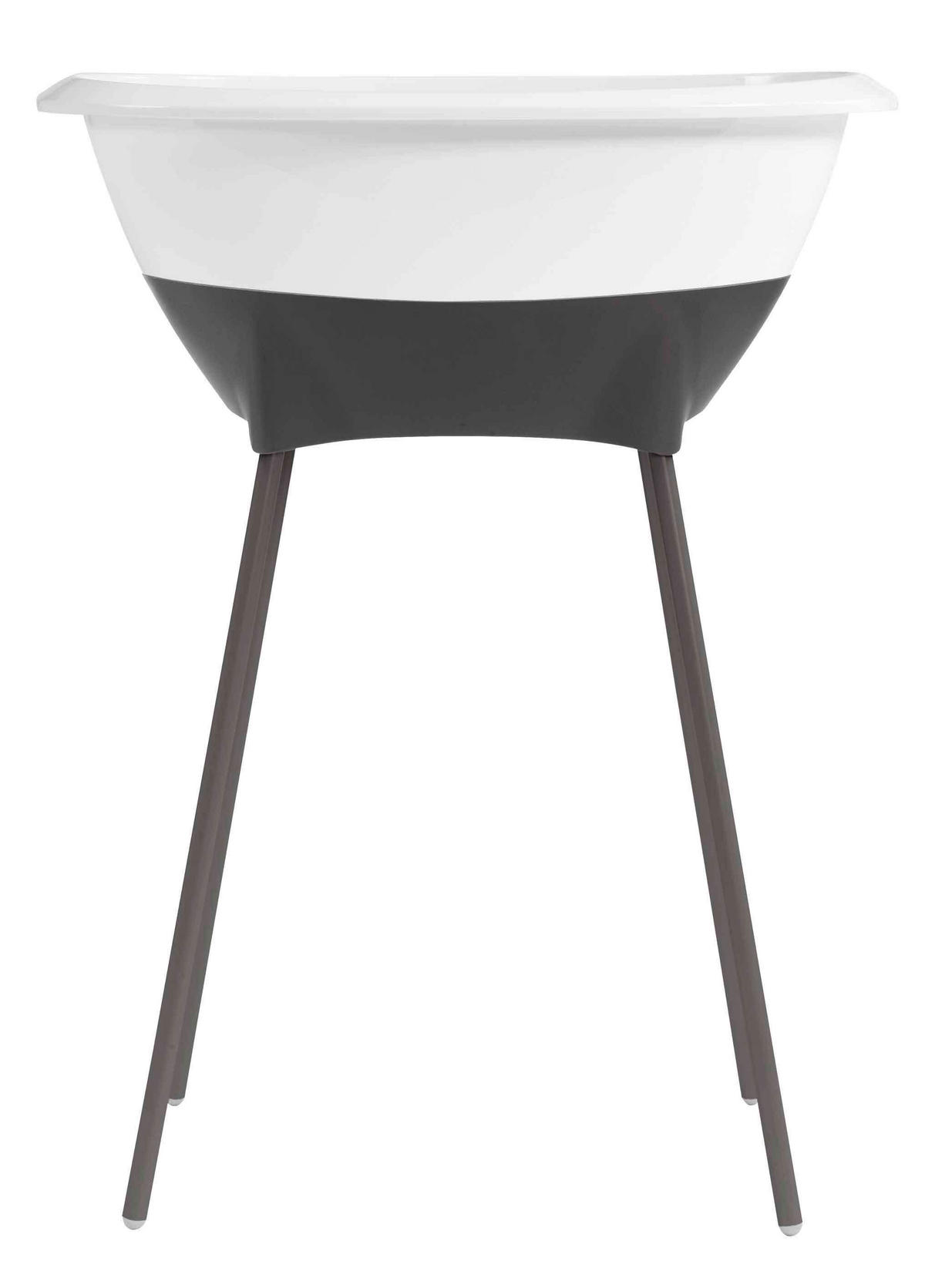 SET ZA KUPANJE BEBE  Luma  - bijela/antracit, Basics, metal/plastika (79,5/40/46cm) - Luma