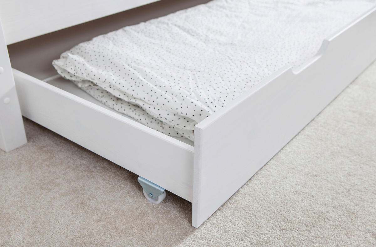 HAUSBETT 80/160 cm Weiss  - Weiss, Modern, Holz (80/160cm) - MID.YOU