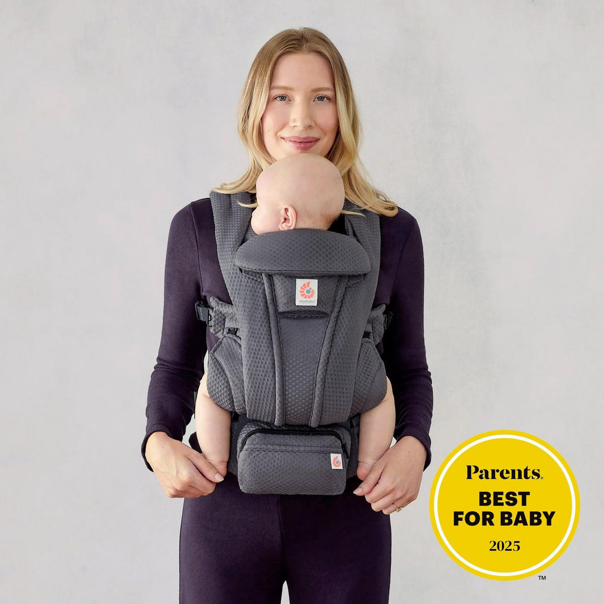 KENGUR NOSILJKA  Omni Deluxe Mesh  - tamnosiva, Osnovno, tekstil (26.5/27.5/14.8cm) - Ergobaby