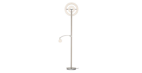 LED-DECKENFLUTER 40/180 cm    - Weiß/Nickelfarben, KONVENTIONELL, Kunststoff/Metall (40/180cm) - Dieter Knoll