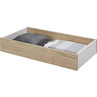 ÚLOŽNÝ PROSTOR, 99,3/17/53,2 cm,  - bílá/barvy dubu, Design, kompozitní dřevo (99,3/17/53,2cm) - Hom`in