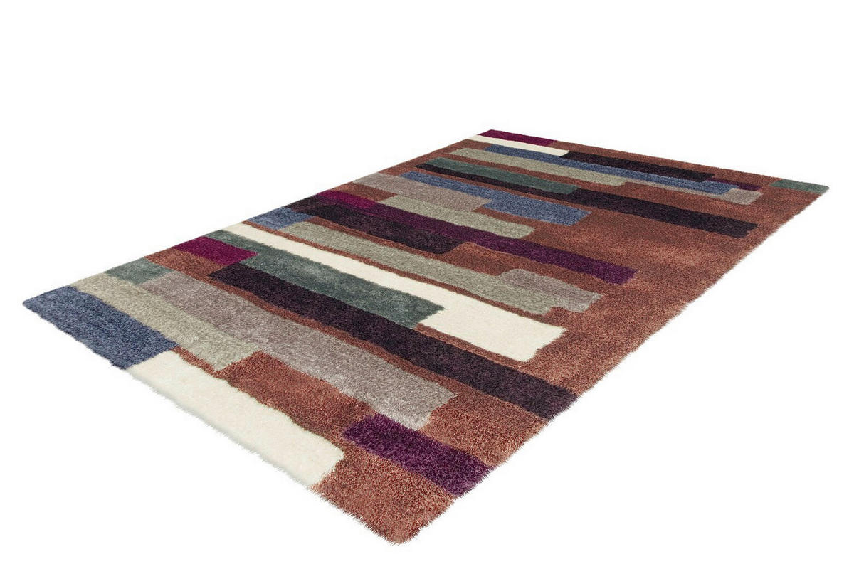 Covor Cu Fir Lung   - maro/multicolor, Basics, textil (120/180cm) - Kayoom