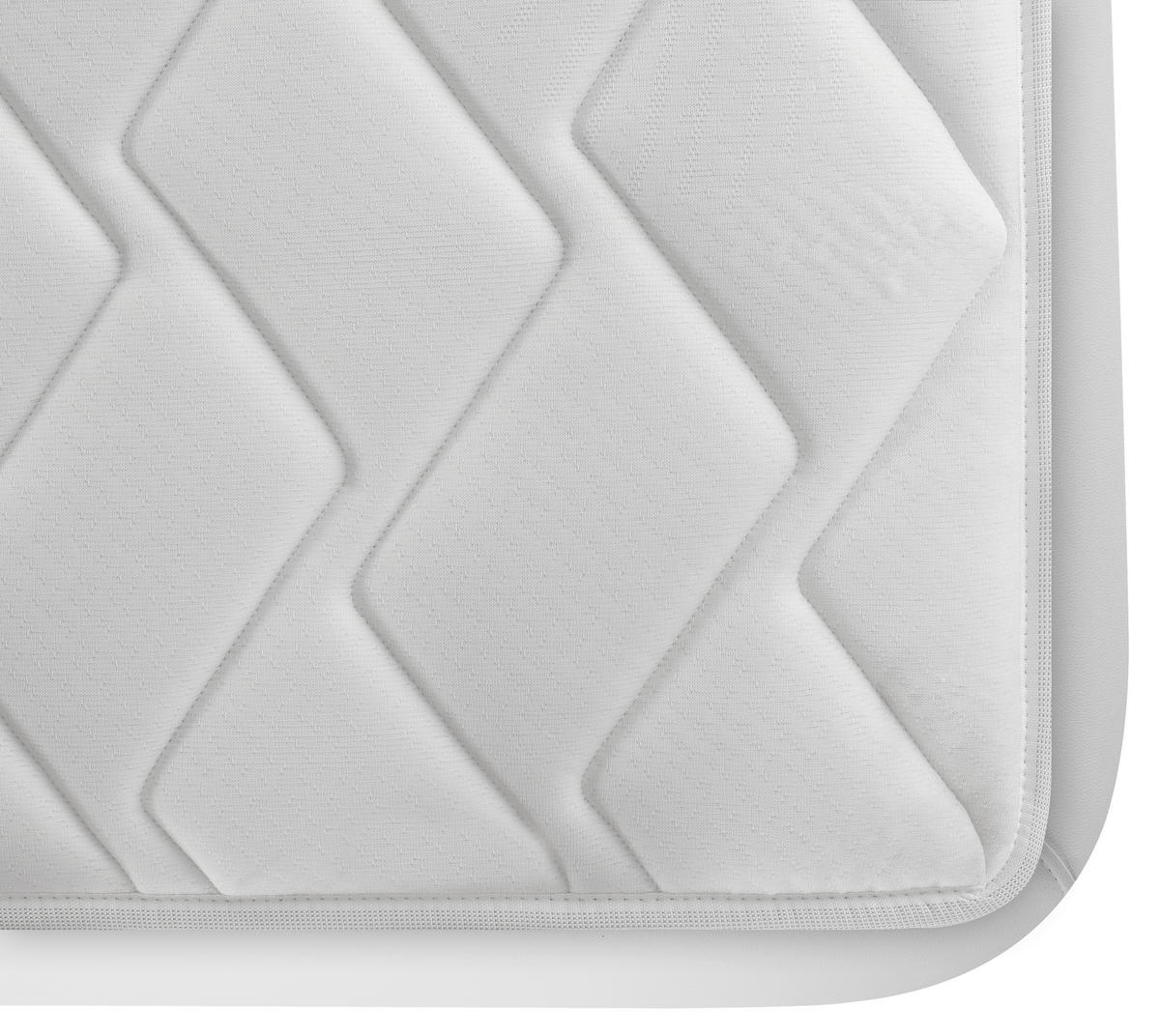 KALTSCHAUMMATRATZE 140/200 cm Höhe ca. 23 cm  - Weiß, Basics, Textil (140/200cm) - MID.YOU