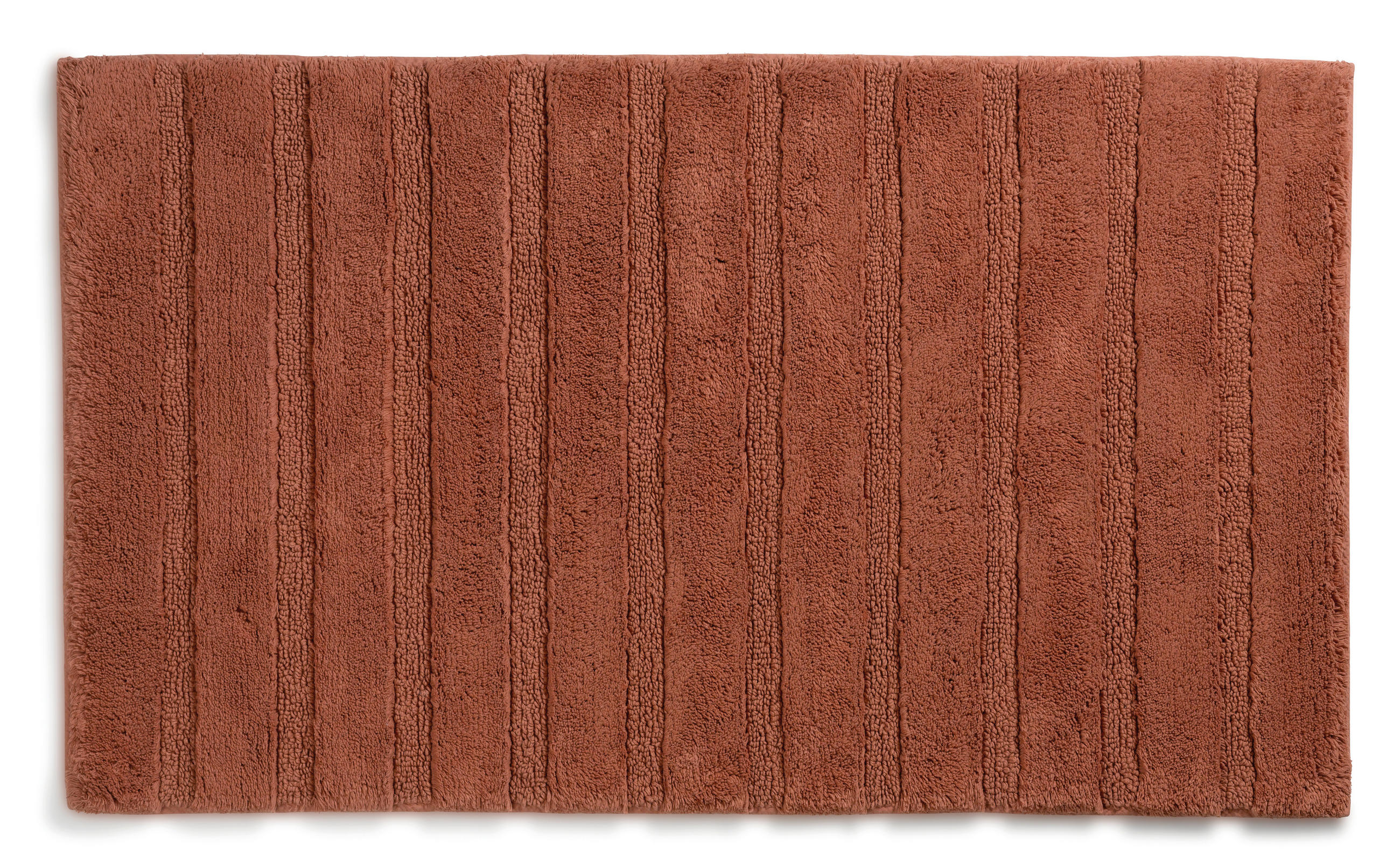 BADEMATTE Terracotta  - Terracotta, KONVENTIONELL, Textil (120/70/1,6cm) - Kela