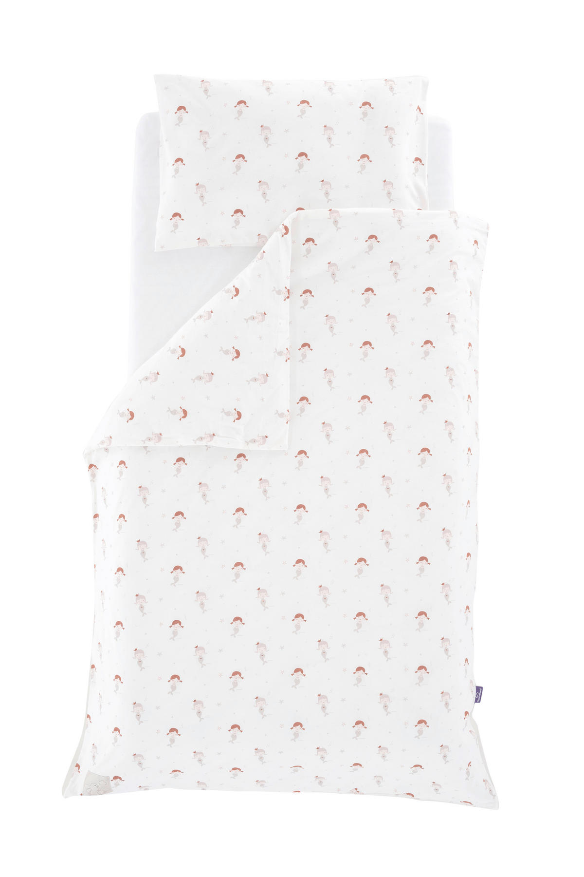 KINDERBETTWÄSCHE Mermaid Jersey 100/135 cm  - Basics, Textil (100/135cm) - Träumeland