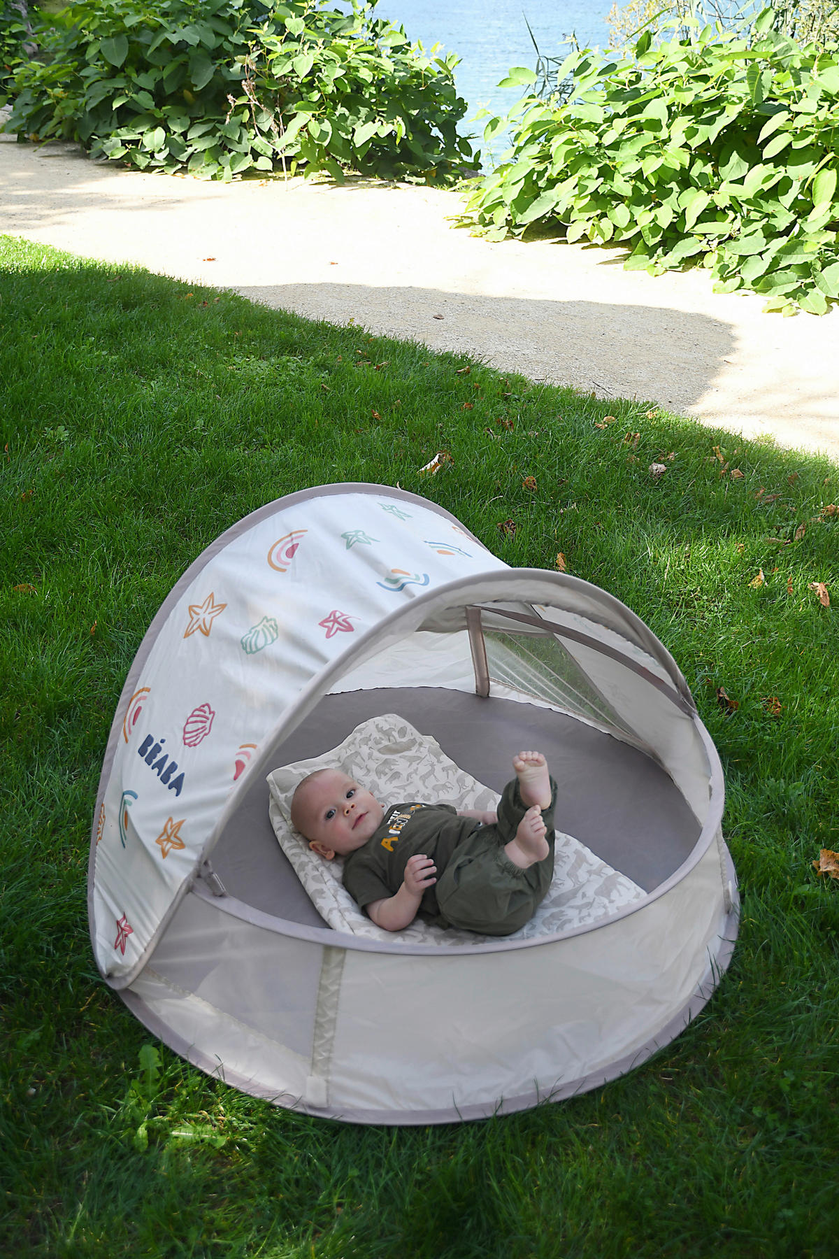 UV-ZELT BREEZYNEST - Perlmutt, Basics, Kunststoff (100/60/100cm) - Beaba