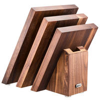 MESSERBLOCK ENNO  - Braun, Design, Holz (16,5/21,5/22,5cm) - Gefu
