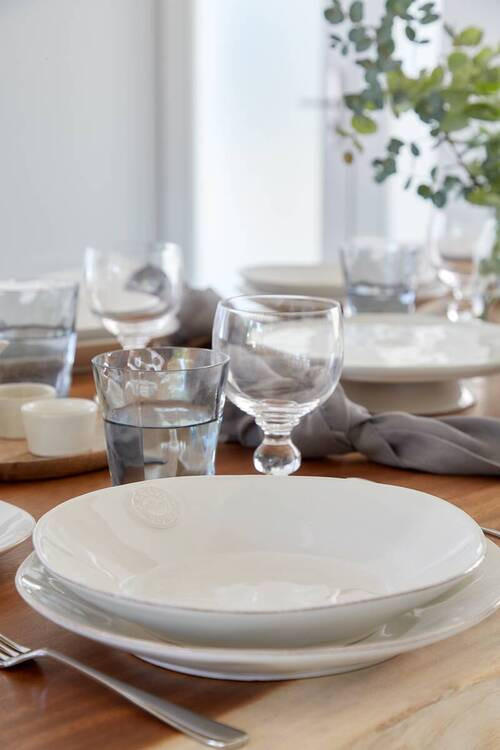 PLATZTELLER Keramik Feinsteinzeug - Weiß Hochglanz, Basics, Keramik (33/3cm) - Costa Nova